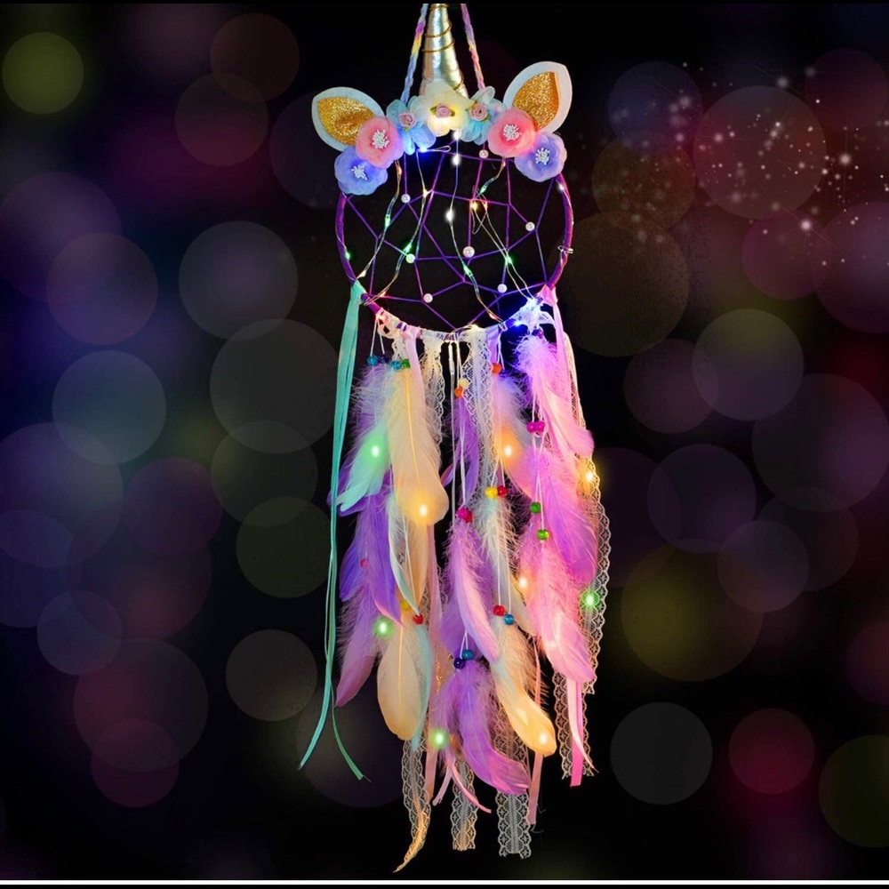 Led unicorn🦄 dream catcher